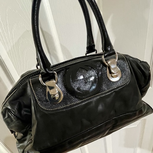 GUCCI Boston Snow Glam Leather bag Authentic!!! - Picture 2 of 7